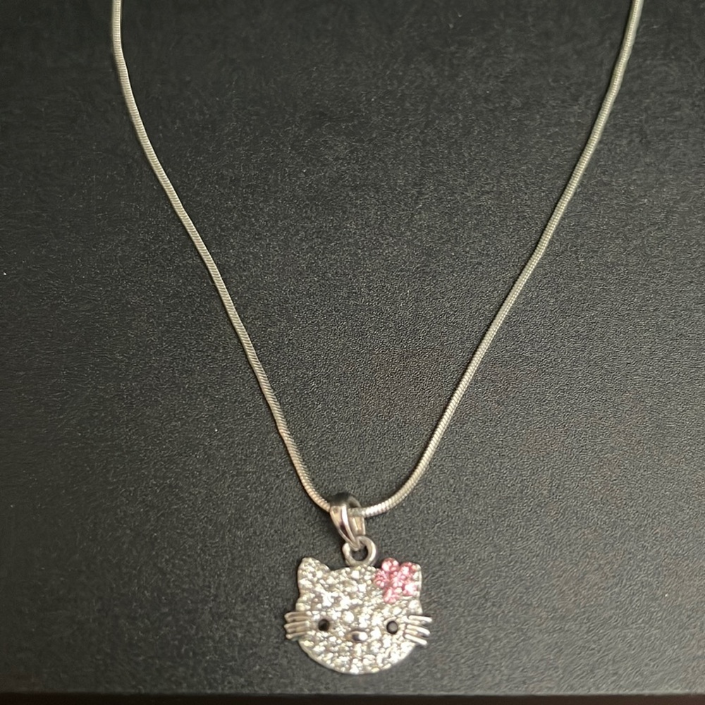Hello Kitty Rhinestone Necklace